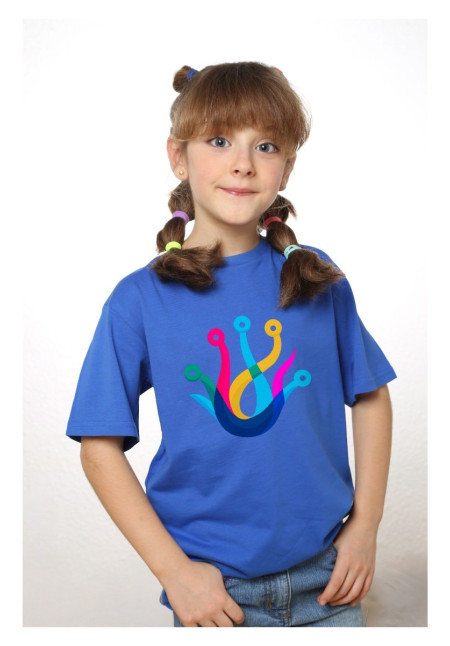 Camiseta Personalizada Niños Azul