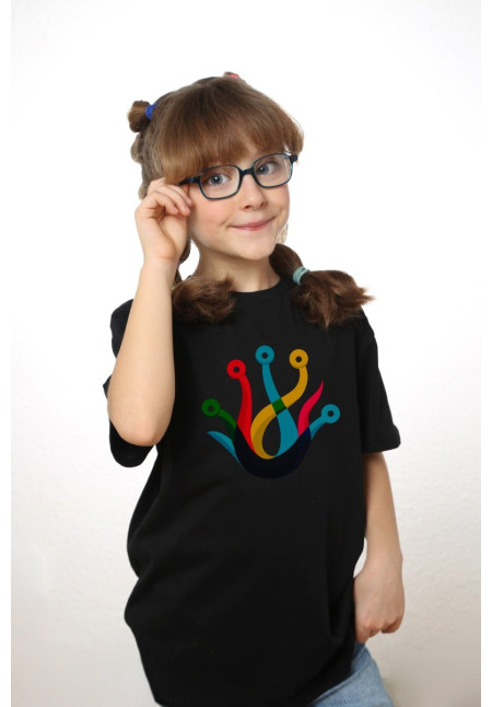 Camiseta Personalizada Niños Negra
