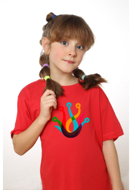 Camiseta Personalizada Niños Roja