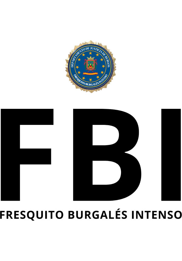 Camiseta Blanca FBI Fresquito Burgalés Intenso Modelo 03