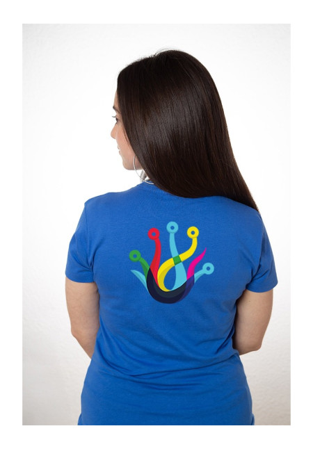Camiseta Personalizada Mujer Azul