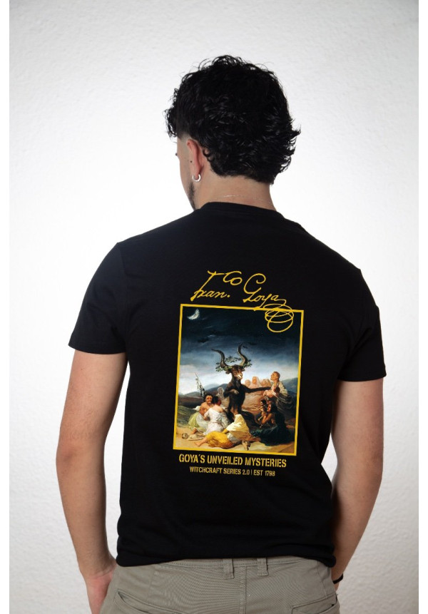 Camiseta Negra Goya El Aquelarre