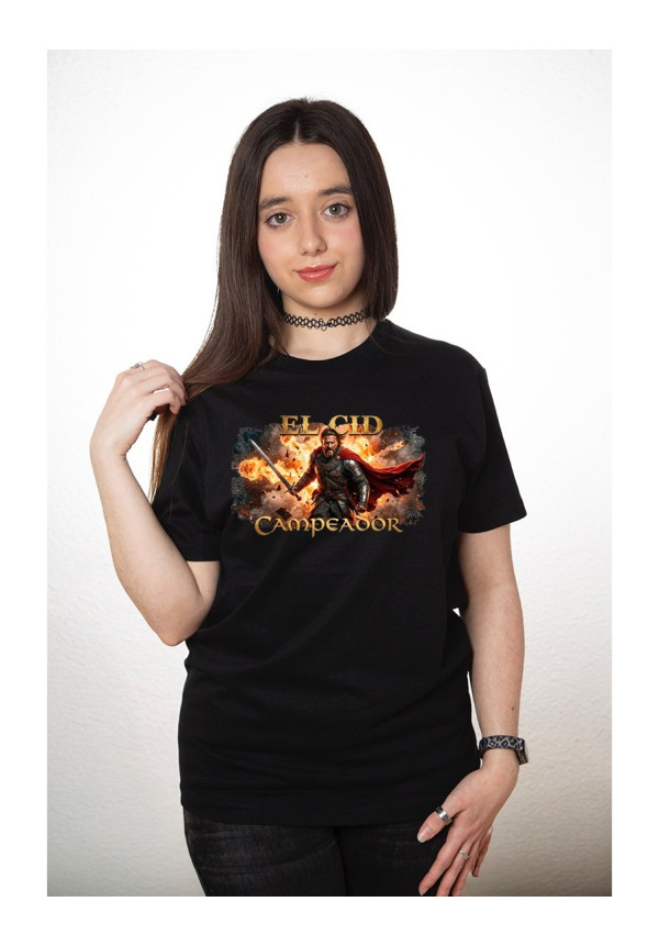 Camiseta Negra El Cid Guerrero
