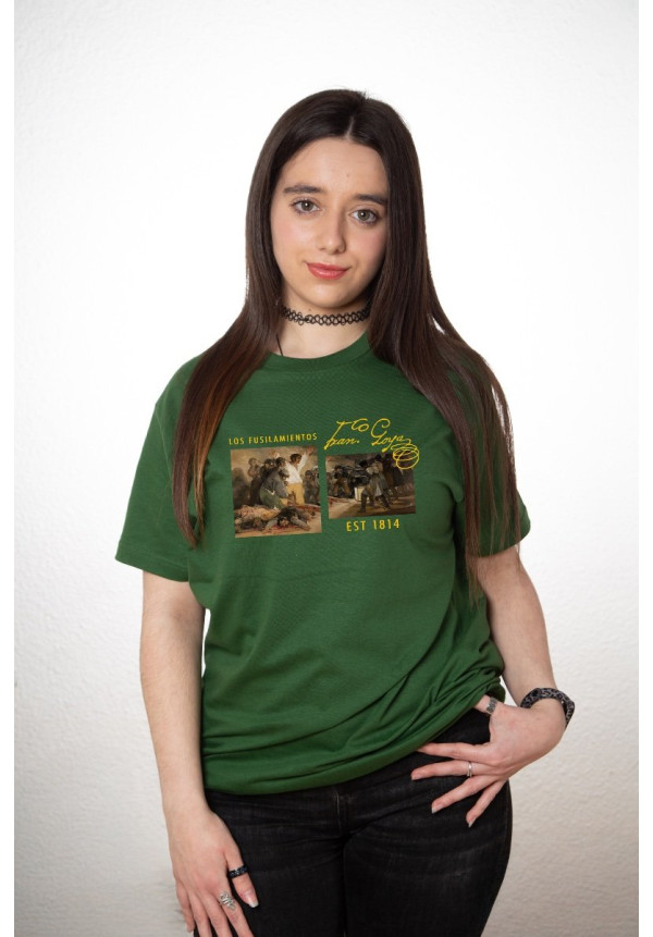 Camiseta Verde Goya Los Fusilamientos V3