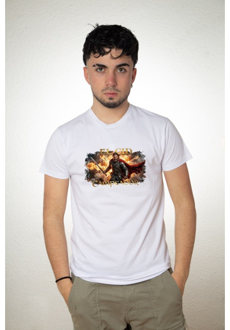 Camiseta Blanca El Cid Guerrero