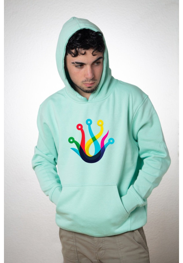 Sudadera Personalizada Unisex Capucha Aqua
