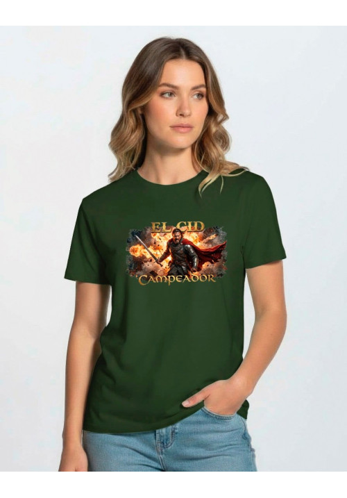 Camiseta Verde El Cid Guerrero