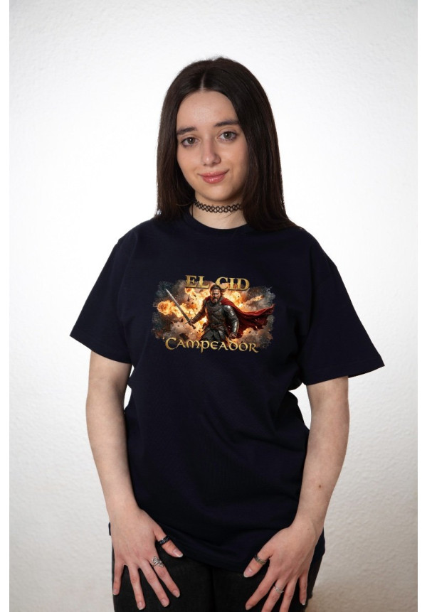Camiseta Azul Navy El Cid Guerrero