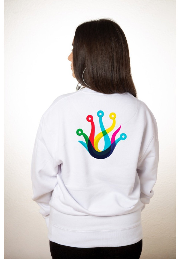 Sudadera Personalizada Unisex Blanca