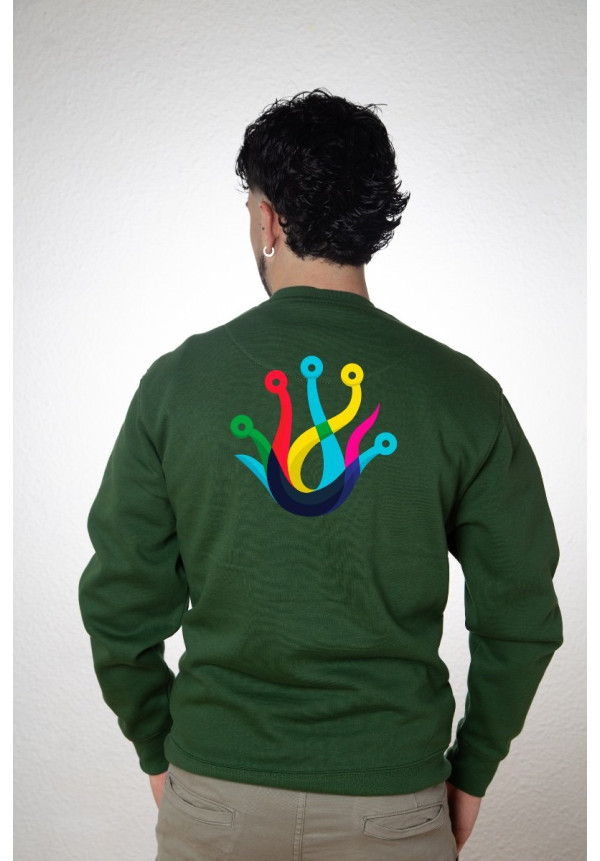 Sudadera Personalizada Unisex Verde
