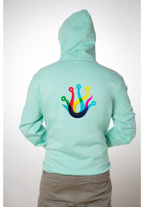 Sudadera Personalizada Unisex Capucha Aqua