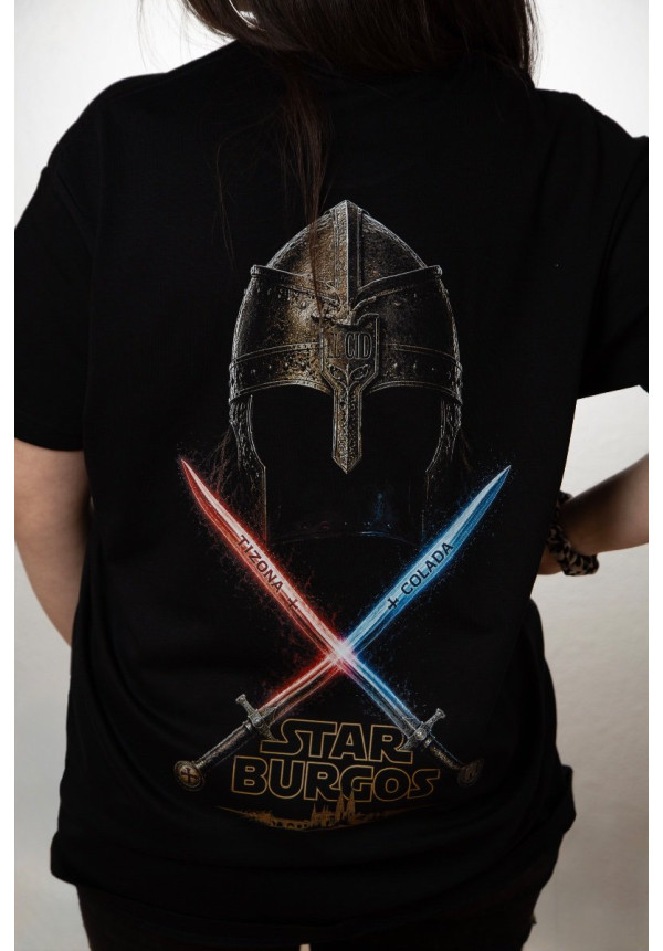 Camiseta Negra Star Burgos Casco