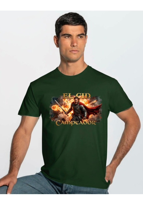 Camiseta Verde El Cid Guerrero