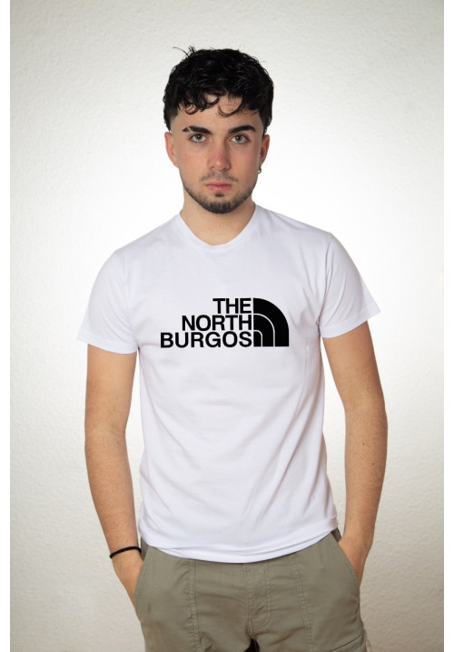 Camiseta Blanca The North Burgos Negra Modelo 15