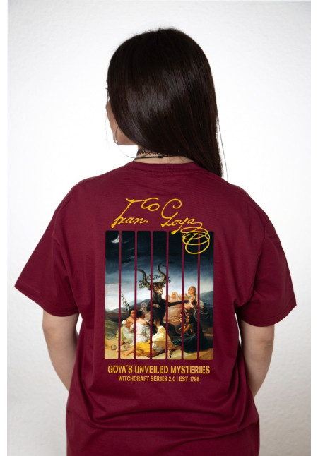 Camiseta Granate Goya El Aquelarre
