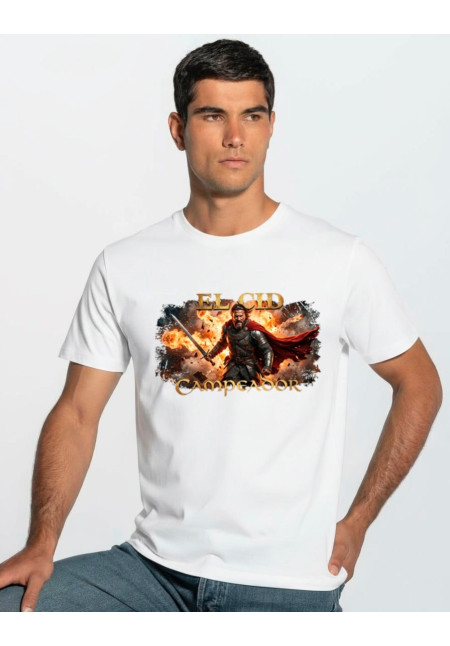 Camiseta Blanca El Cid Guerrero