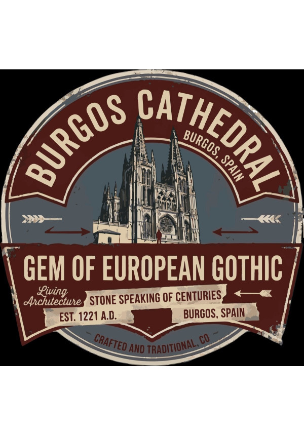 Camiseta Granate Colección Histórica Catedral