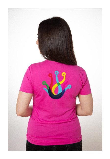 Camiseta Personalizada Mujer Fucsia