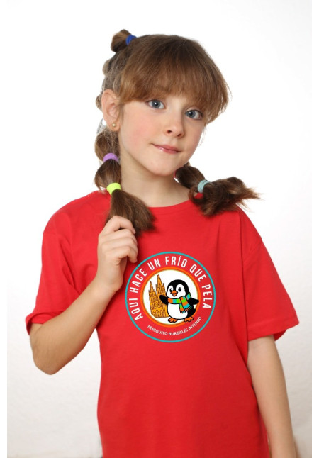 Camiseta Roja Niñ@ Pinguino 03