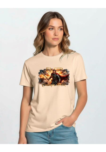 Camiseta Beige El Cid Guerrero