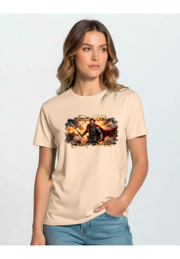 Camiseta Beige El Cid Guerrero