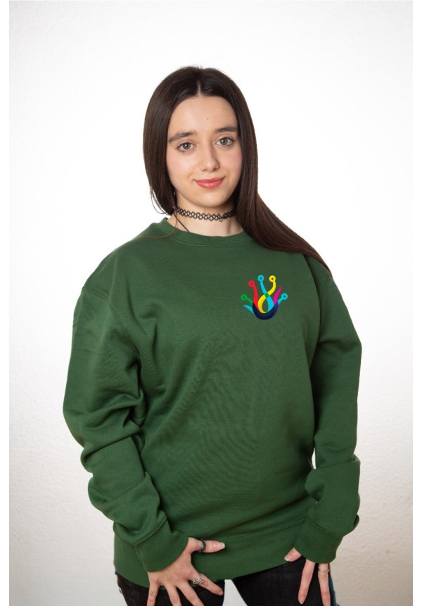 Sudadera Personalizada Unisex Verde