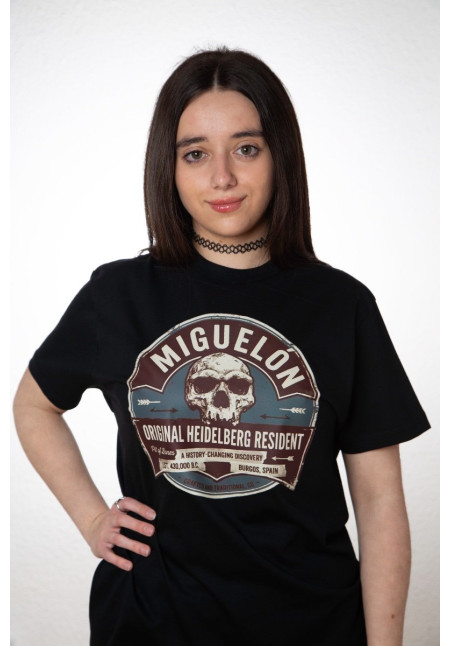 Camiseta Negra Colección Histórica Miguelón Camiseta Negra Colección Histórica Miguelón