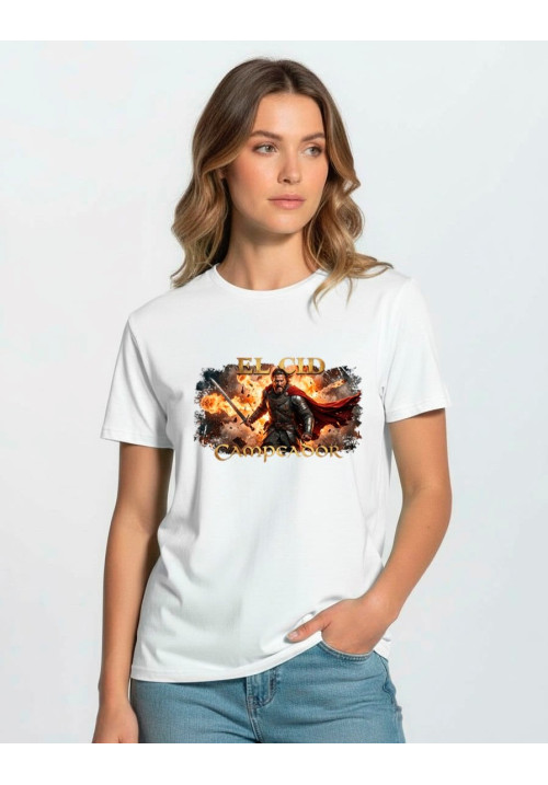 Camiseta Blanca El Cid Guerrero