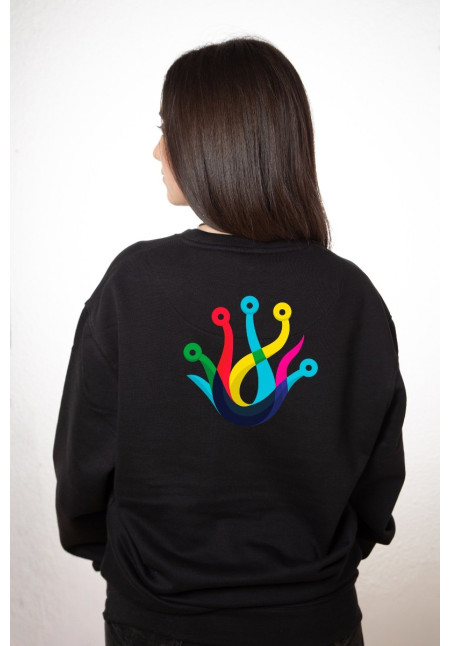 Sudadera Personalizada Unisex Negra