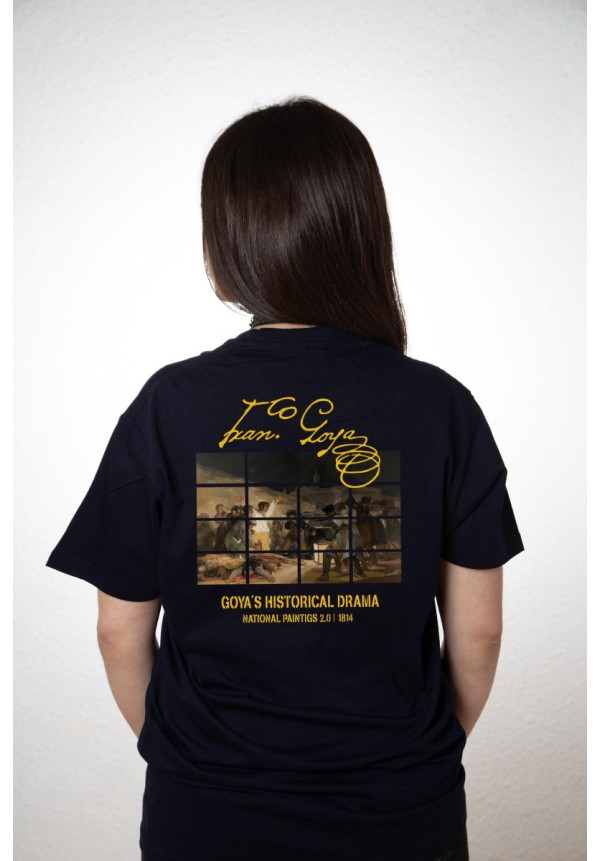 Camiseta Azul Navy Goya Los Fusilamientos V2