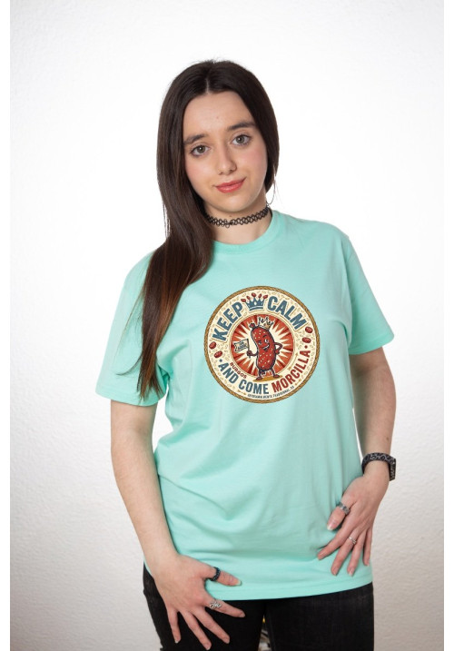 Camiseta Aqua Keep Calm Morcilla