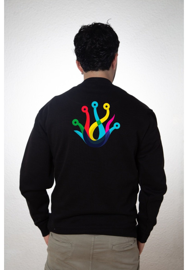 Sudadera Personalizada Unisex Negra