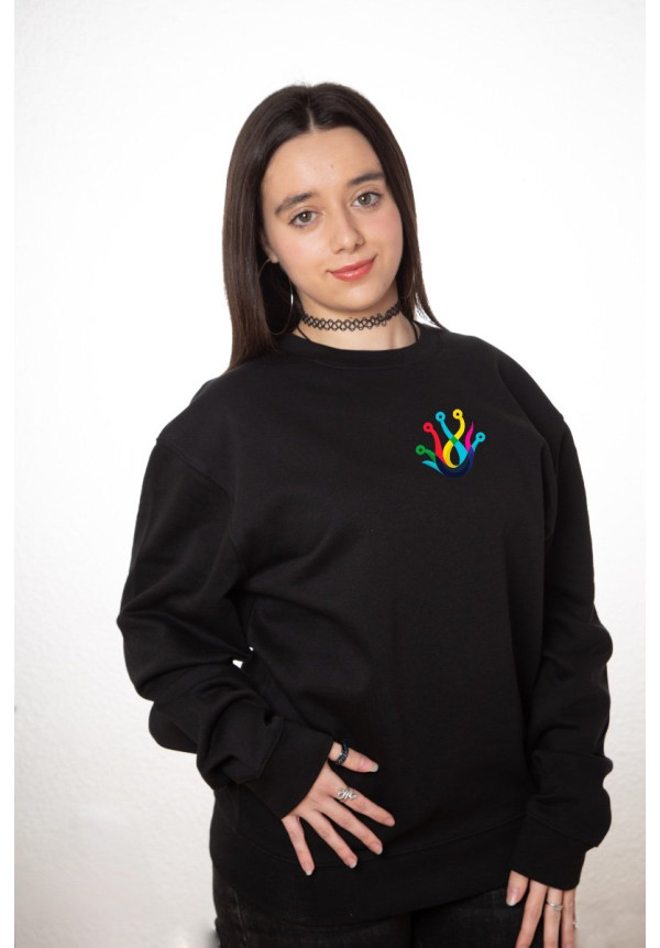 Sudadera Personalizada Unisex Negra
