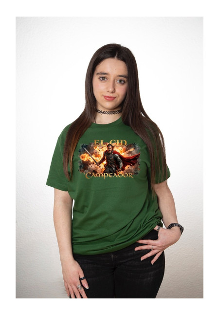 Camiseta Verde El Cid Guerrero