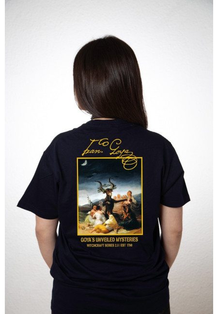 Camiseta Azul Navy Goya El Aquelarre