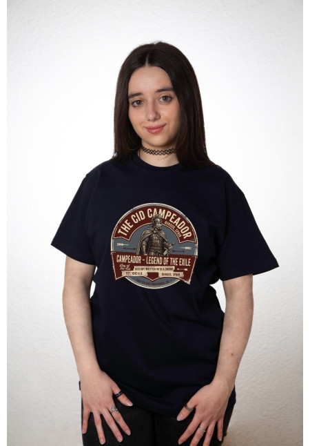 Camiseta Azul Navy Colección Histórica Cid Camiseta Azul Navy Colección Histórica Cid