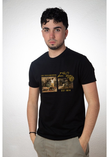 Camiseta Negra Goya Los Fusilamientos V3