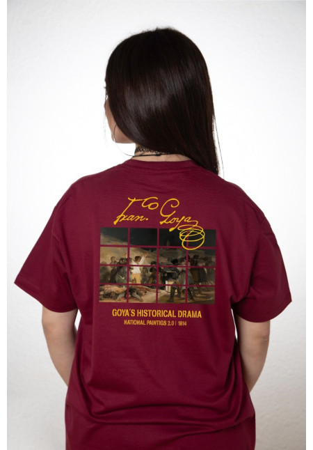 Camiseta Granate Goya Los Fusilamientos V2