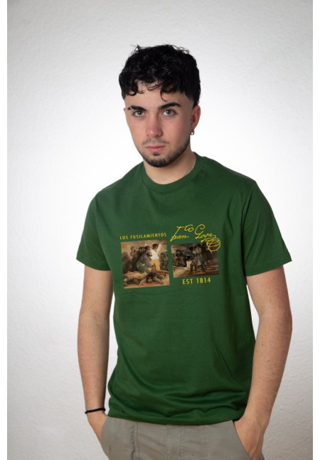 Camiseta Verde Goya Los Fusilamientos V3