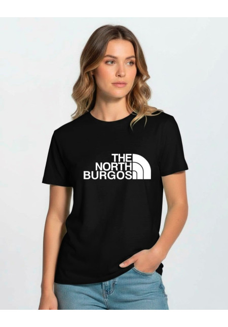 Camiseta Negra The North Burgos Negra Modelo 01