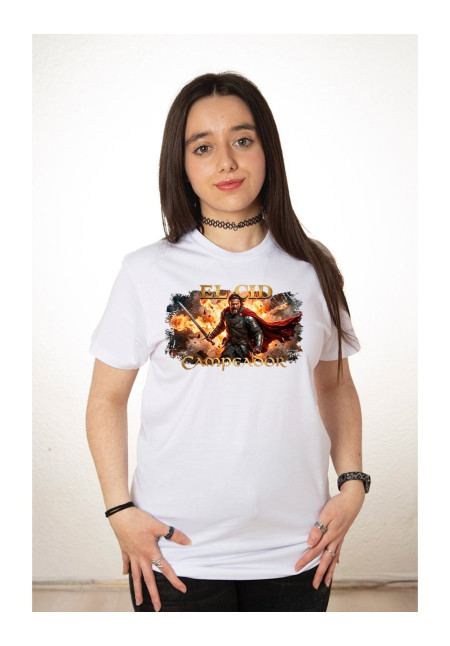 Camiseta Blanca El Cid Guerrero