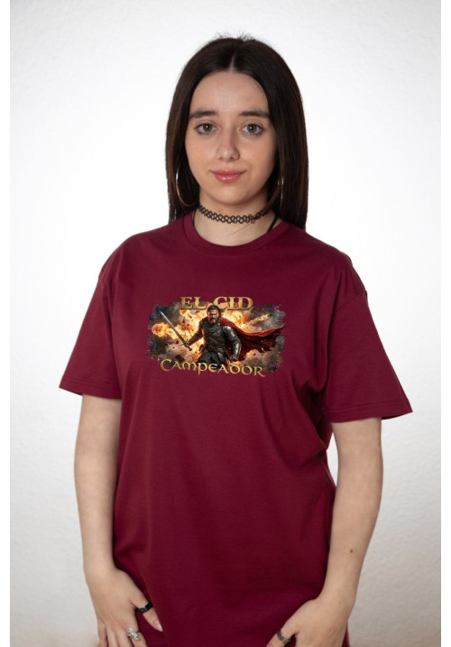 Camiseta Granate El Cid Guerrero