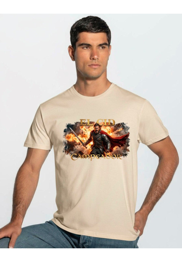Camiseta Beige El Cid Guerrero