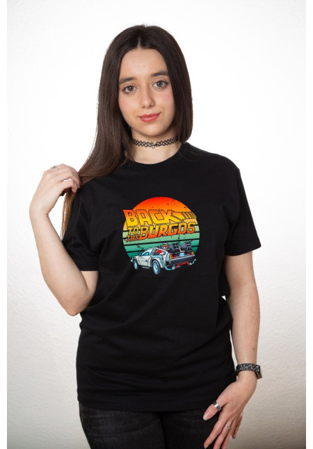Camiseta Negra Back To The Burgos Camiseta Negra Back To The Burgos