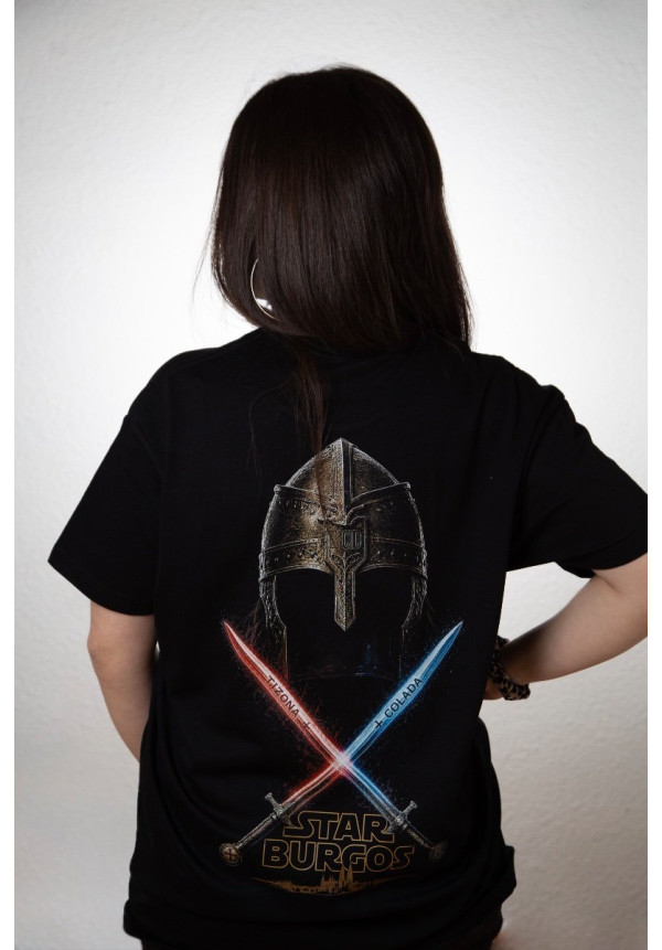 Camiseta Negra Star Burgos Casco