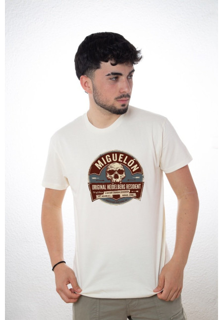 Camiseta Beige Colección Histórica Miguelón Camiseta Beige Colección Histórica Miguelón
