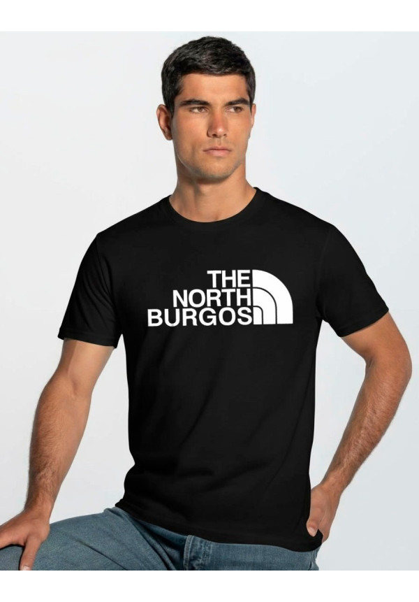 Camiseta Negra The North Burgos Negra Modelo 01