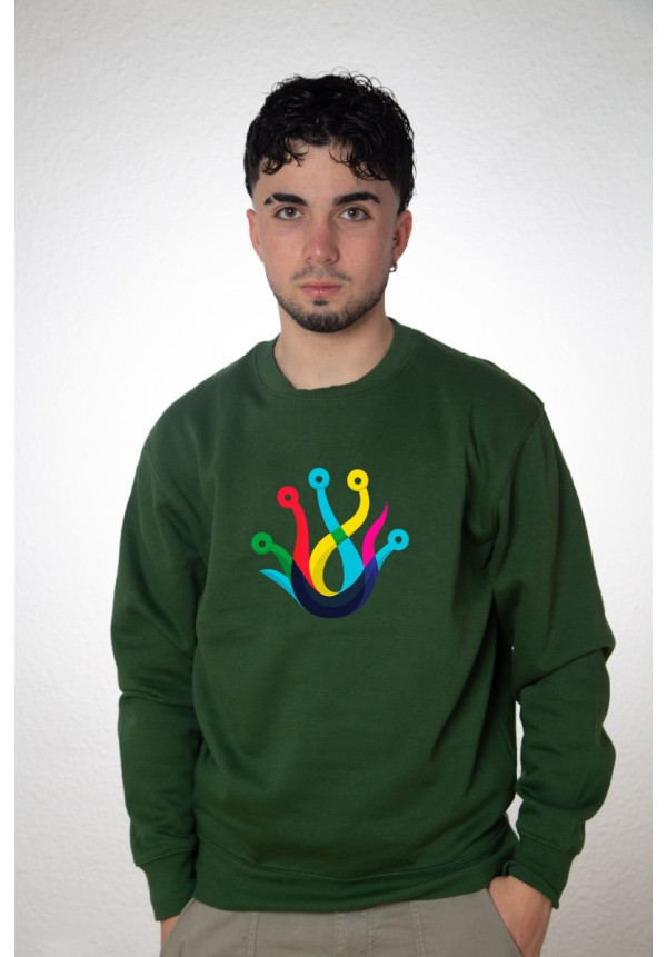 Sudadera Personalizada Unisex Verde