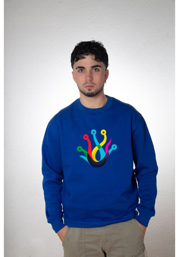 Sudadera Personalizada Unisex Azul